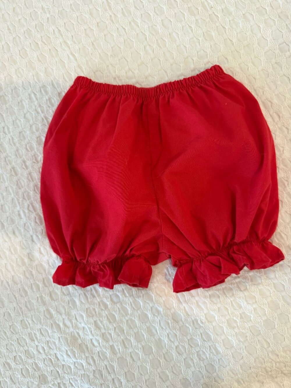 The Beaufort Bonnet Company Red Ruffle Bloomers 18-24M Christmas